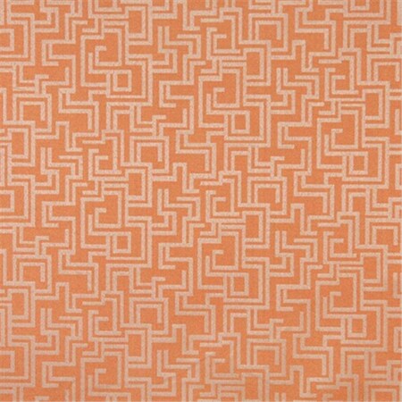 Designer Fabrics 54 In. Wide Orange- Geometric Outdoor- Indoor- Marine Scotchgarded Fabric F635